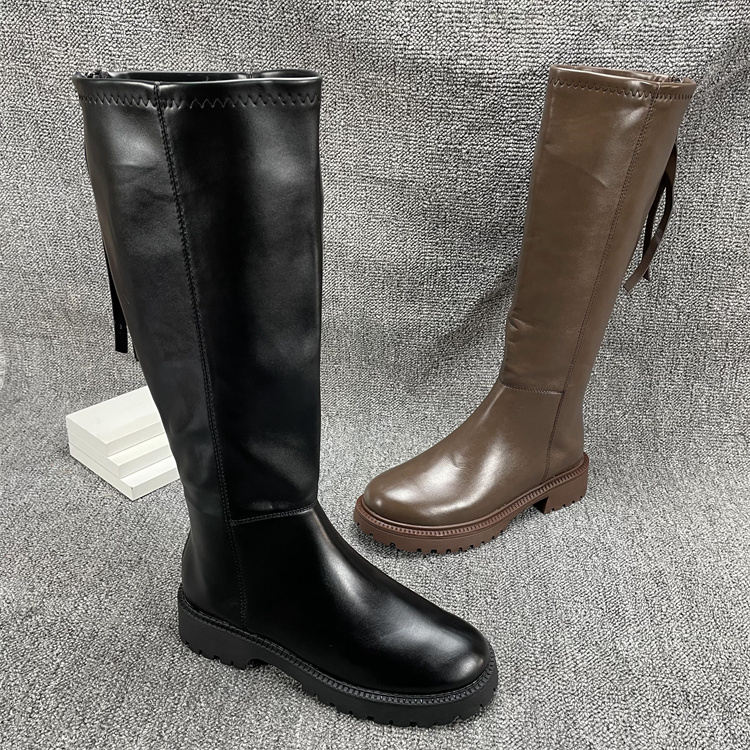 其他骑士靴加绒后拉链