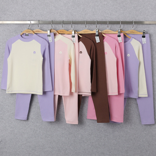 断码清仓巴拉女中幼童内衣套装冬装新款儿童秋衣裤 206424169012