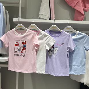 5折专柜巴拉巴拉女童2025夏款 T恤202225117020如假包退 短袖