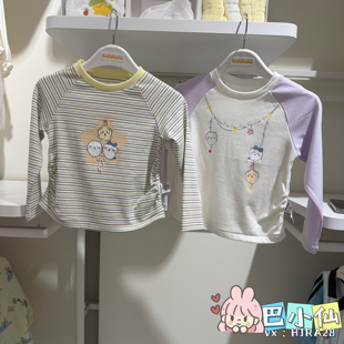 巴拉巴拉秋季女幼童舒适柔软萌趣可爱长袖卫衣T恤201326100001