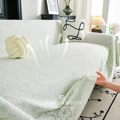 凉感沙发巾夏季 M.life 花醒 客厅沙发盖布夏天冰丝沙发坐垫防猫抓