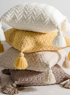 M.life Knitting 北欧ins风抱枕套床头靠枕沙发客厅高级抱枕靠垫