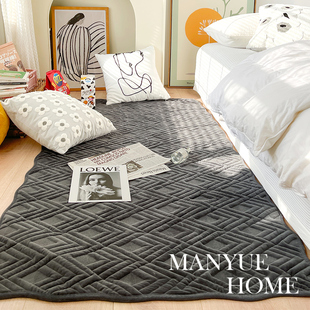 manyujia覆古填充地垫卧室床垫客厅斯堪的纳维亚休闲现代爬行榻榻