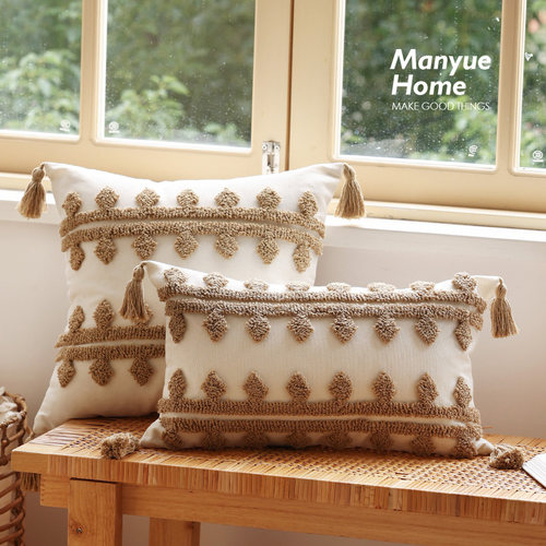 M.life波西米亚风流苏抱枕不含芯