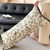 M.life 中古绣花沙发长条抱枕靠垫长条枕大靠背床头软包靠枕腰枕