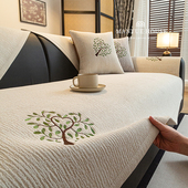 M.life 中古风沙发垫轻奢高级感客厅沙发套罩布巾防猫抓四季 通用