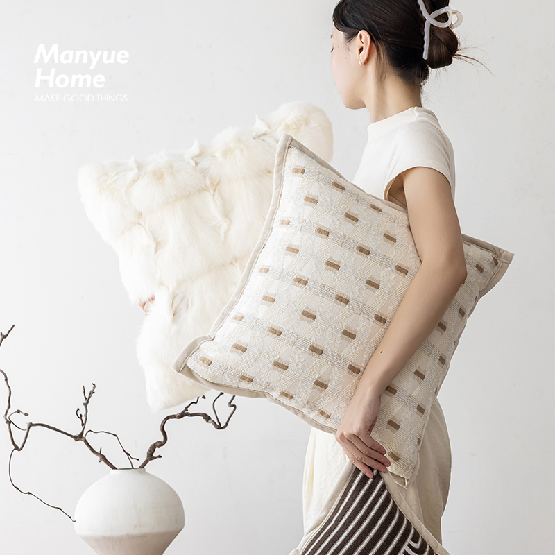 M.life北欧卧室床上装饰抱枕靠垫