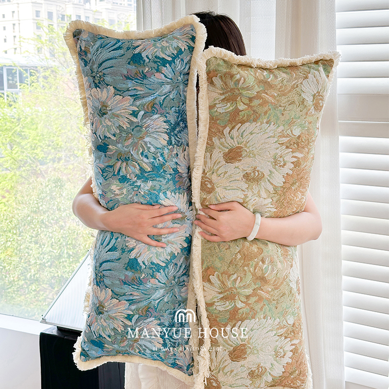 蔓越家长条抱枕大靠背靠垫不含芯