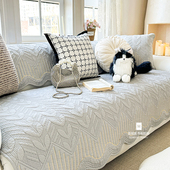 全棉沙发垫坐垫沙发套罩巾纯棉坐垫重工绣花四季 M.life 微芒 通用