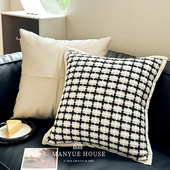 靠枕床头靠背 小香风样板间客厅沙发抱枕靠垫卧室软装 M.life 法式