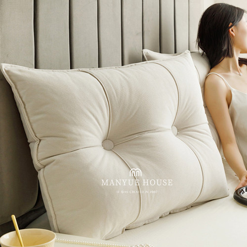 M.life北欧卧室飘窗护腰靠背