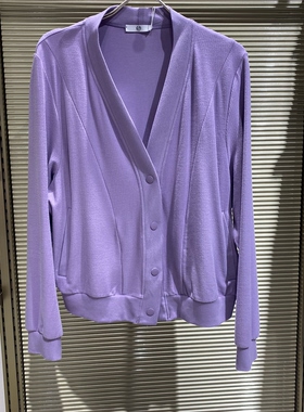 爱慕CHUANG女士可外穿条绒V领长袖上衣CA811051长裤CA821051