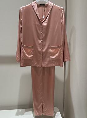 兰卡文LC46UQ1开衫分身套装睡衣长袖长款女家居服套红品本命女.