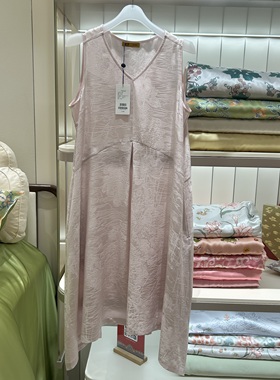 HJ21538爱慕高端皇锦春夏女家居服含真丝无袖睡裙2680