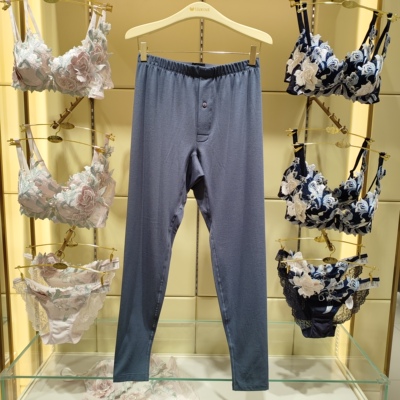 华歌尔高端WV88F4柔软细腻双面刷绒男款保暖裤1099