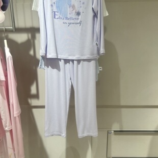 爱慕儿童女童爱莎公主牛奶丝家居睡衣套装 AK143F751