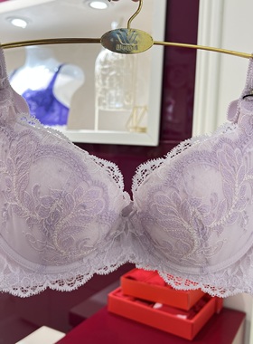 华歌尔新款 WB3133 金标薄杯聚拢白色紫色稳定包容收副乳文胸888