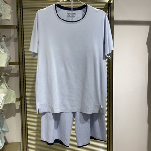 NS42J672 家居睡衣NS41J671短裤 爱慕先生春夏男士 海藻睡眠圆领短袖