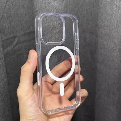 16全包相机按键适用苹果16promax磁吸手机壳15透明14Pro/13磁吸无线充电plus新款13简约12高级16保护套壳男女