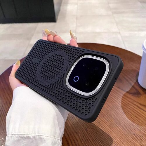 iqoo散热壳新款蜂窝网孔手机壳