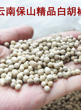 保山精品白胡椒粒500g潞江坝云南特产商家用精选食用调味料