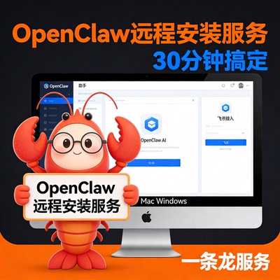 OpenClaw龙虾AI飞书接入安装服务
