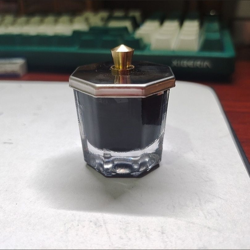 墨水瓶空瓶透明玻璃瓶子装墨水的容器水晶瓶水彩墨液体彩墨分装瓶