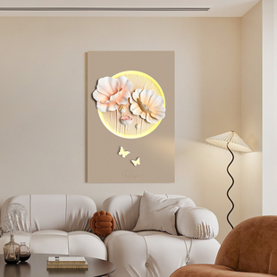 12月新品3d立体浮雕装饰画沙发背景墙挂画现代轻奢高级感壁画餐厅