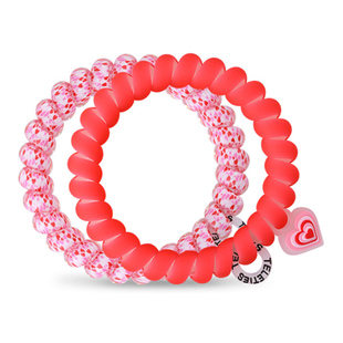 美国Teleties发圈果冻色电话线大肠发绳女生扎头绳不伤发网红手链