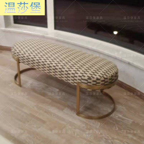拉卡萨lacasa家具卧室床尾凳客厅边凳门厅换鞋凳衣帽间试衣凳简约
