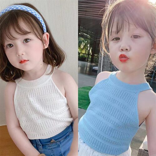 女童夏季透气背心吊带2026