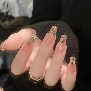 手工定制假指甲璇玑公主小红书ins款美甲新娘孕妇高级感穿戴甲片
