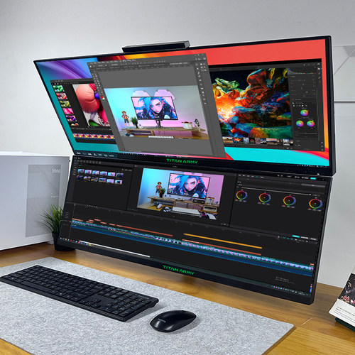 直面双屏！40英寸带鱼屏上下分屏