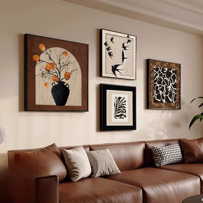【小红书推荐】中古客厅组合挂画