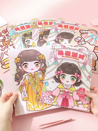 Детские наклейки, набор материалов, сумка через плечо, игрушка, художественная наклейка на липучке, DIY