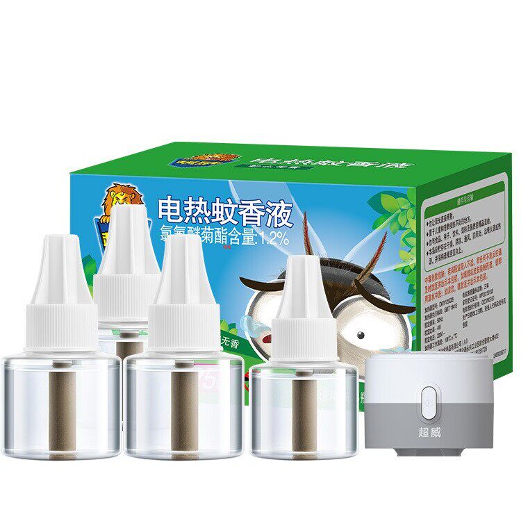 超威电热蚊香液家用插电驱蚊防蚊电蚊香液补充液正品全家适用