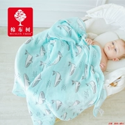 Muslin cây cung cấp sản phẩm gạc quấn khăn em bé chăn đa năng trẻ em khăn tắm xe đẩy chăn chăn - Túi ngủ / Mat / Gối / Ded stuff