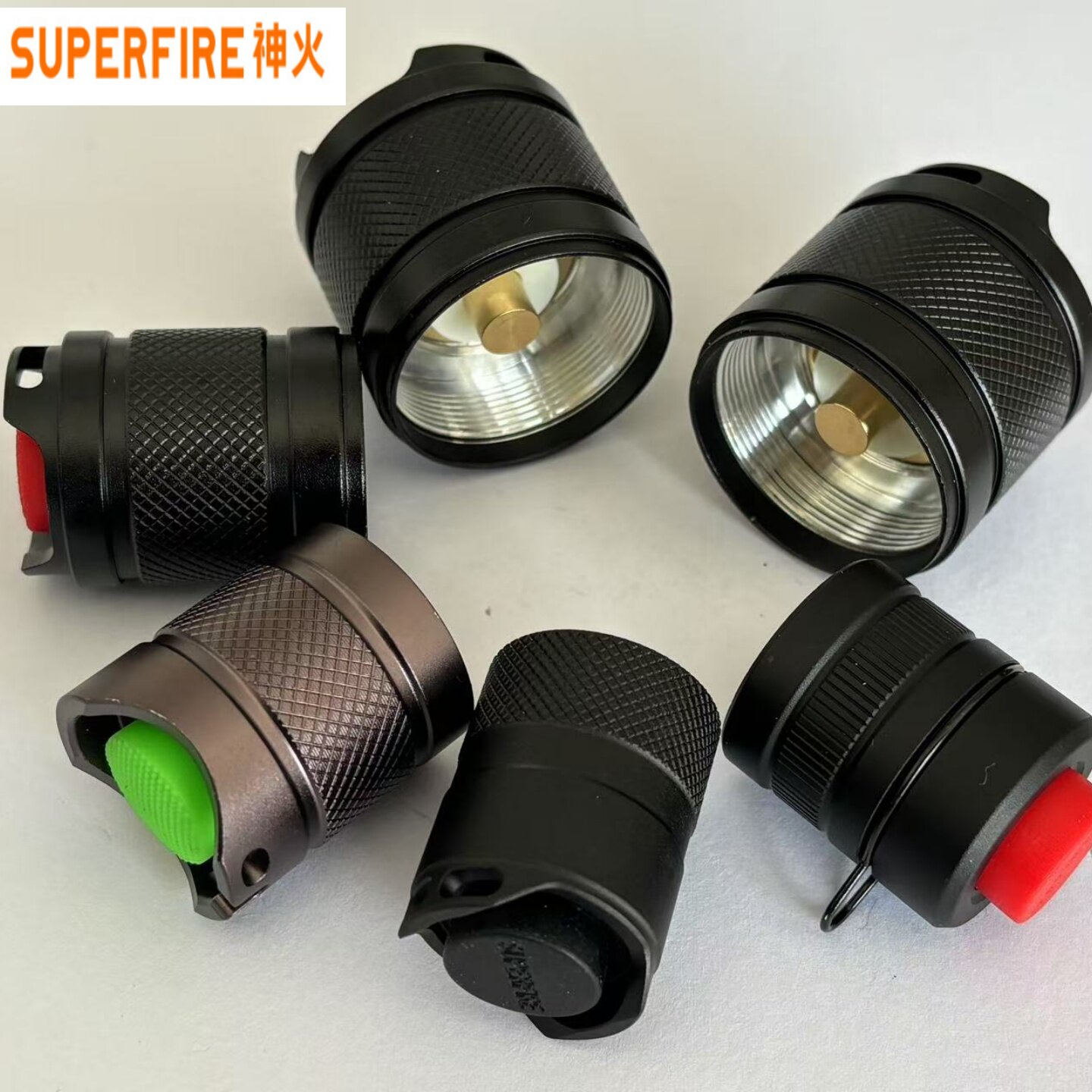 Supfire神火强光手电筒l6后尾盖