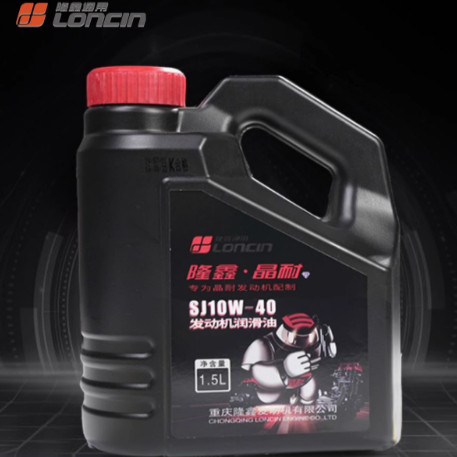 隆鑫原厂晶耐SJ10W-40摩托四季通用润滑油机油 1.5L三轮车专用