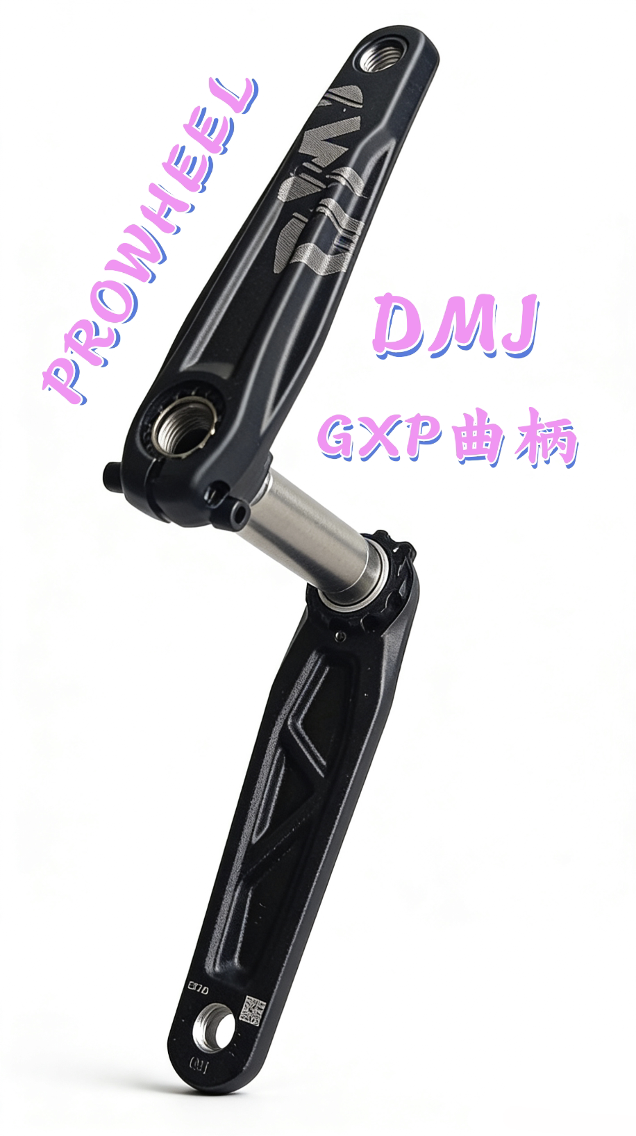 Taiwan Haomeng hollow integrated crank mountain bike crank GXPl straight lock crank set DMJ series crank