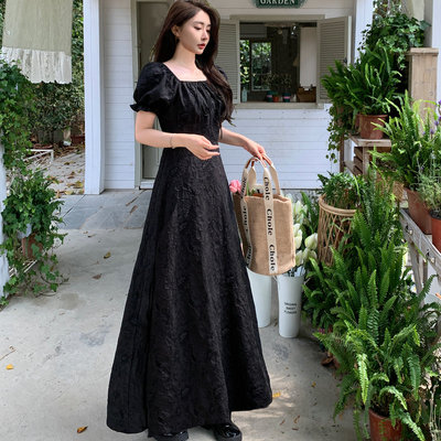 130厘米长高个子提花连衣裙夏季