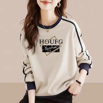 时尚减龄纯棉卫衣打底衫秋季上衣