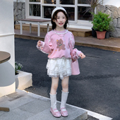 小女孩打底衫 女童超好看韩系卫衣春秋季 儿童洋气春装 2026新款 套装