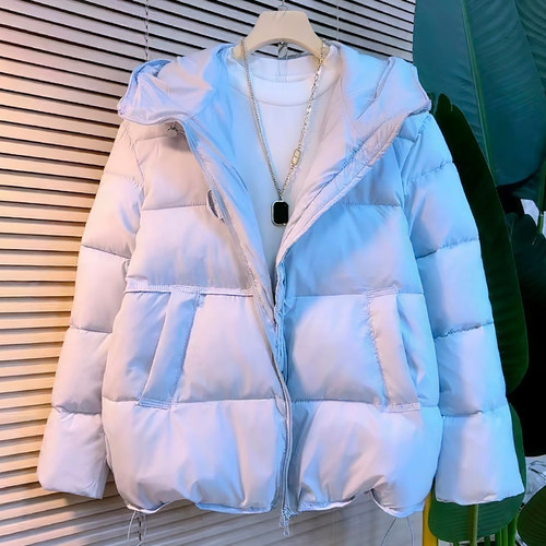 韩系设计感加厚棉服女休闲外套潮