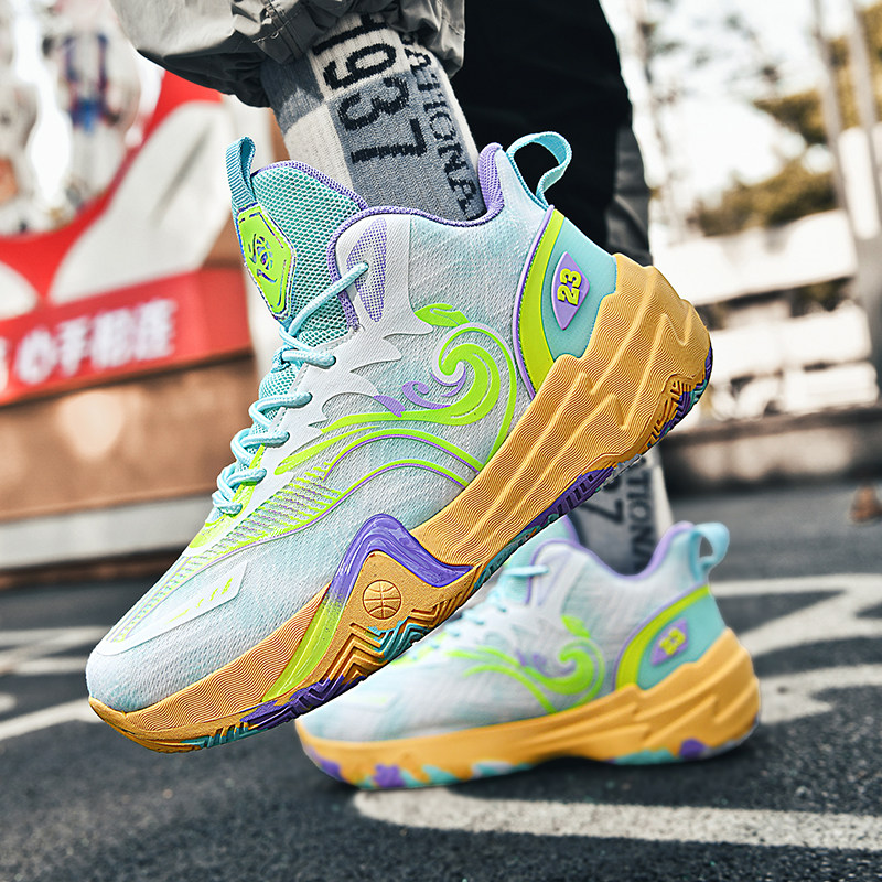 科比高帮篮球鞋男女透气耐磨防滑减震厚底运动鞋轻便潮流实战球鞋