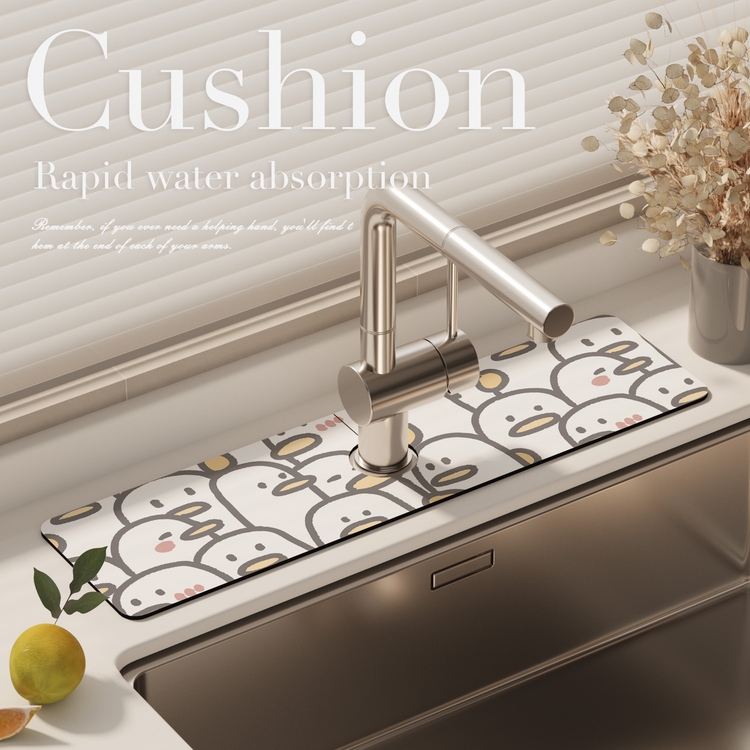 硅藻泥吸水垫水龙头洗手台厨房