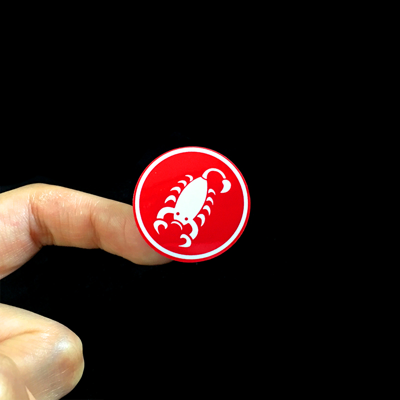 蝎子castelli标志贴纸反光定制