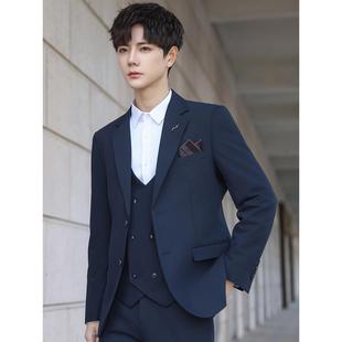 宁波西服套装男士商务正装结婚新郎礼服休闲韩版修身小西装外套