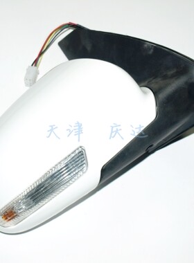 适配2014款新N5夏利N7 倒车镜总成左右室外后视镜白色带漆原厂1个