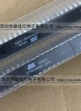 ATMEGA48V-10PU 10MHz/4KB闪存/8位微控制器IC DIP28 原装正品
